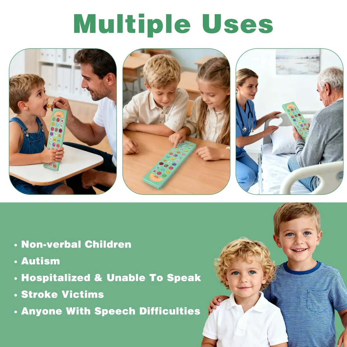 Joyreal AAC Device for Autism, Non-Verbal Communication Tool with 23 Buttons & Dual Language Support | Speech Therapy Aid for Kids & Adults - view 9