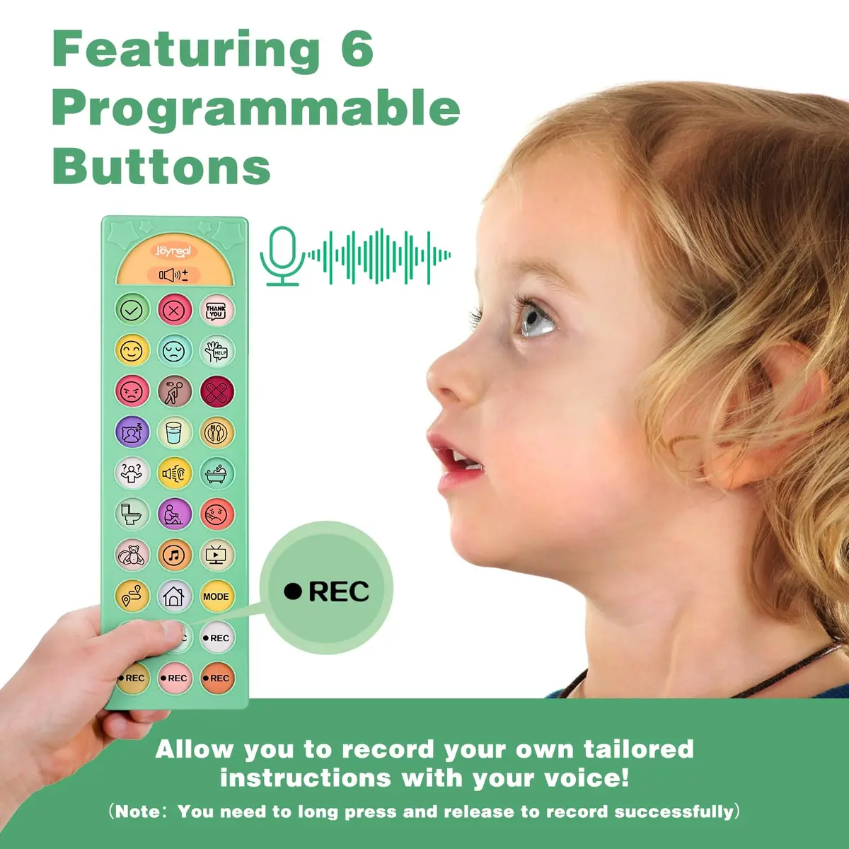 Joyreal AAC Device for Autism, Non-Verbal Communication Tool with 23 Buttons & Dual Language Support | Speech Therapy Aid for Kids & Adults - view 4