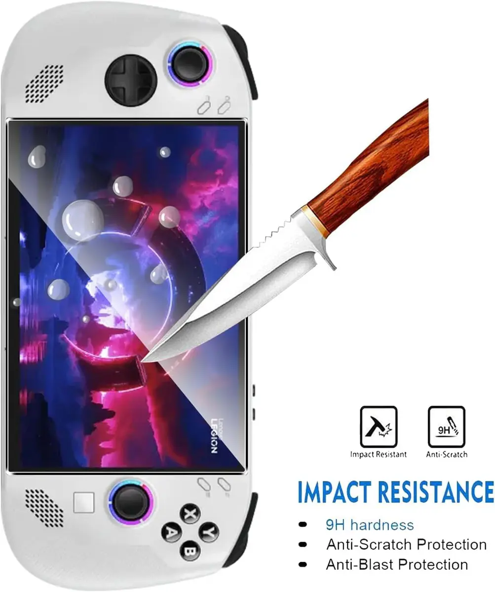 TGDPLUE 3-in-1 Protective Case Bundle for Legion Go S 2025 | Shockproof TPU + Tempered Glass + Water-Resistant Pouch - view 4