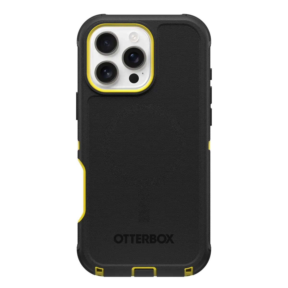 OtterBox Defender Series MagSafe Case for iPhone 16 Pro Max - Night (Black & Yellow) | Rugged & Durable - main product image