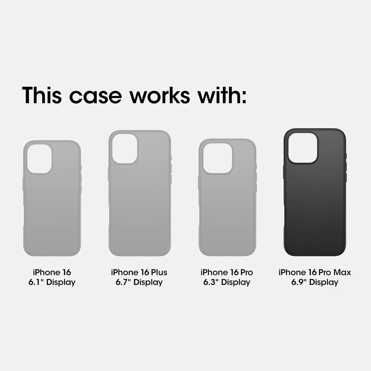 OtterBox Defender Series MagSafe Case for iPhone 16 Pro Max - Night (Black & Yellow) | Rugged & Durable - view 2