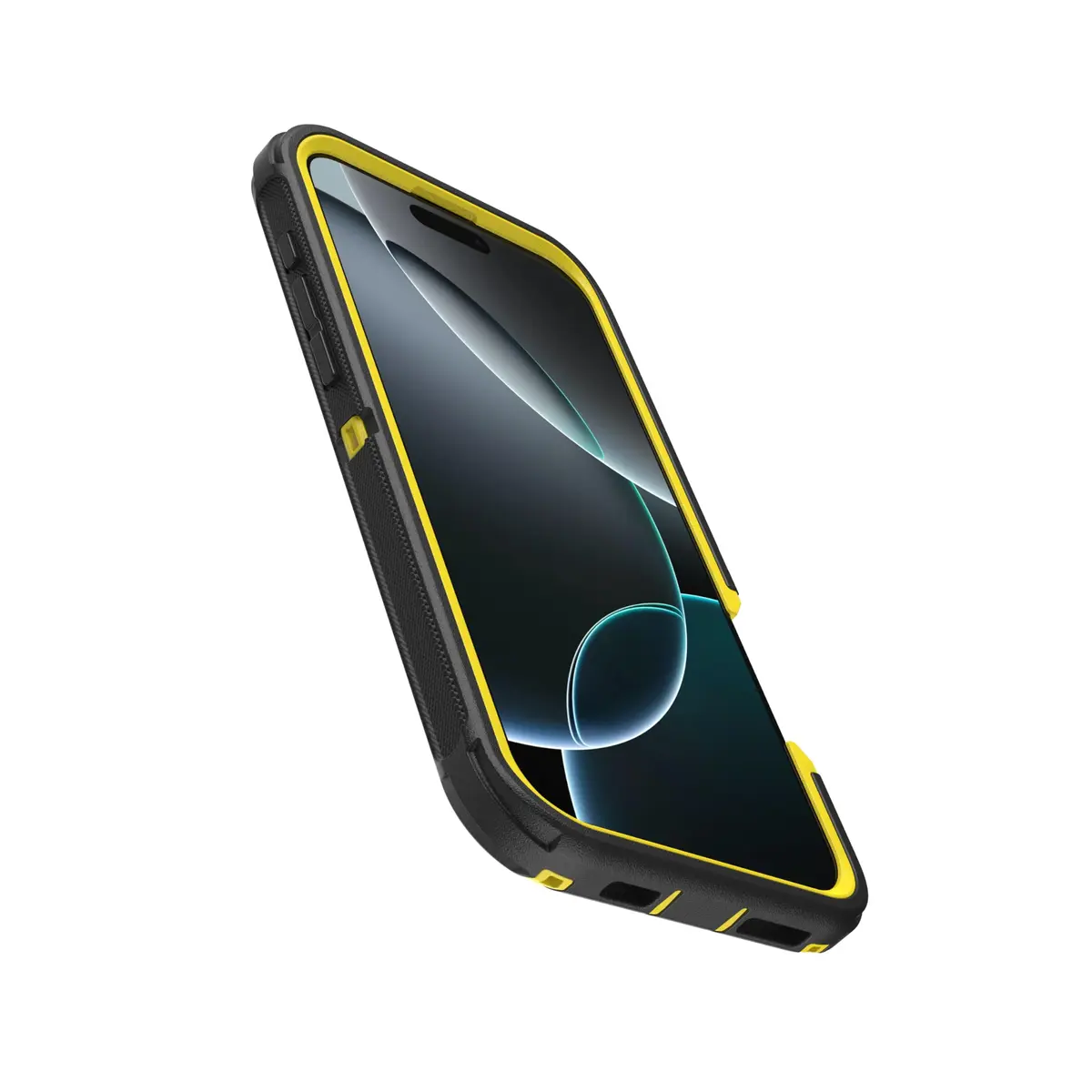 OtterBox Defender Series MagSafe Case for iPhone 16 Pro Max - Night (Black & Yellow) | Rugged & Durable - view 3