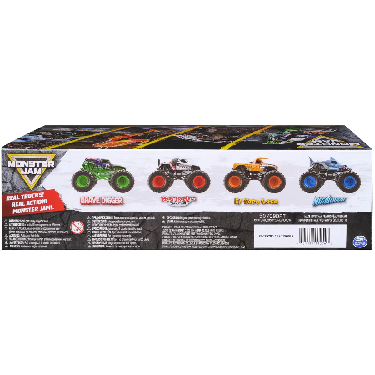 Monster Jam All Stars Monster Trucks 4-Pack | 1:64 Scale Die-Cast Vehicles for Kids & Collectors - view 7