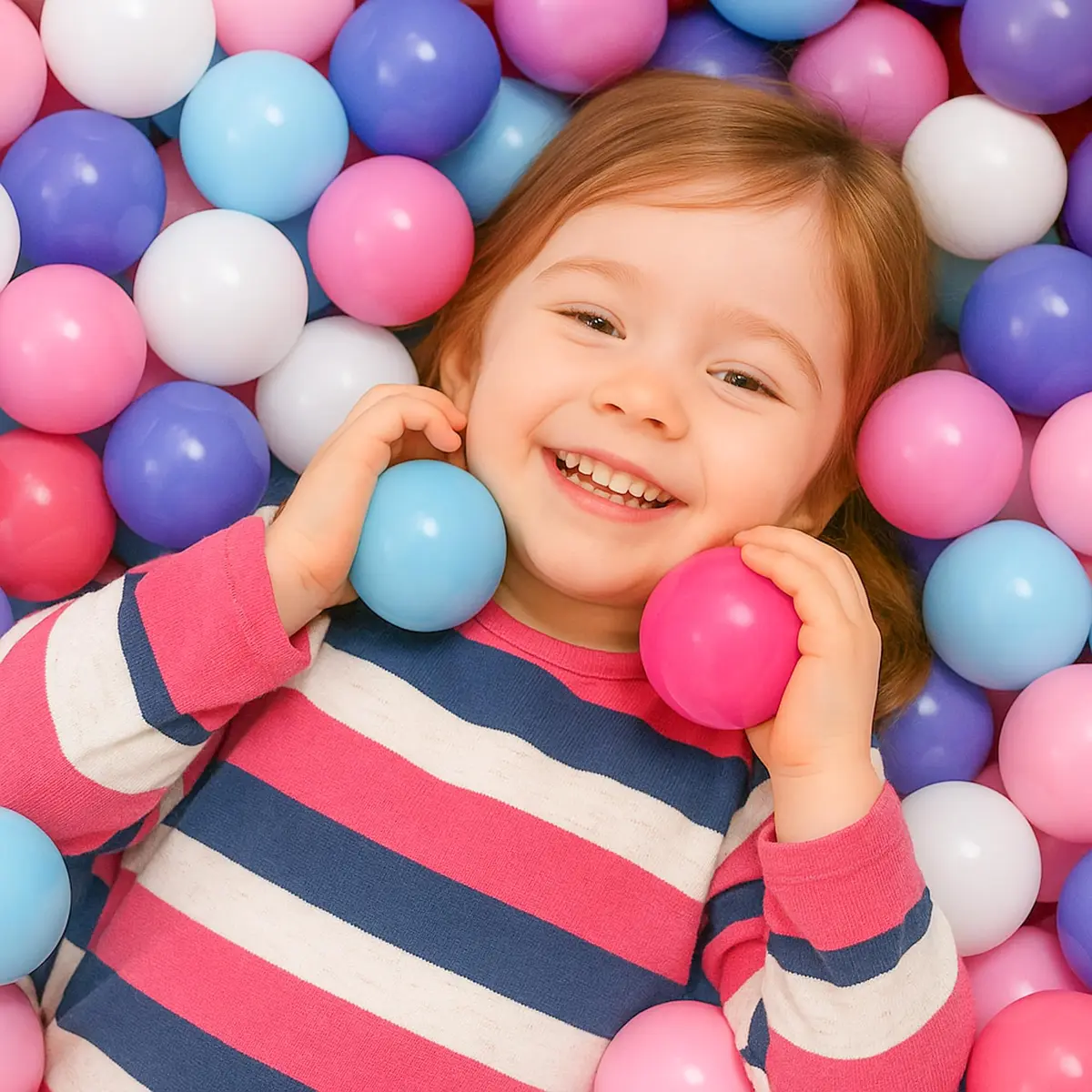 MW SPORTS Play Balls for Ball Pit | Crush Proof Plastic, BPA & Phthalate Free, Pastel Colors, 1000 Balls - view 6
