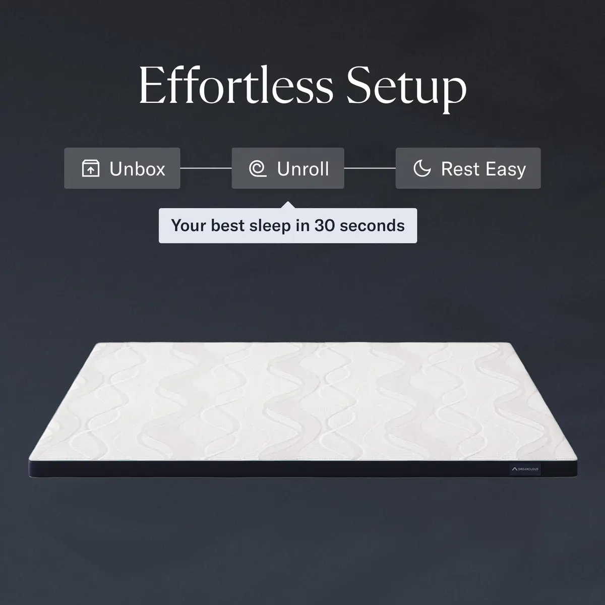 DreamCloud Softer Mattress Topper King | Gel Memory Foam, 2-Inch, Supportive & Cooling - view 5