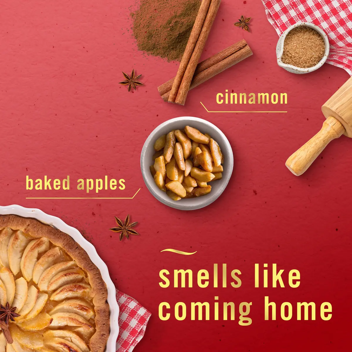 Febreze Fade Defy Plug-In Air Freshener Refills, Baked Cinnamon Apples Scent, 3.5 Fl Oz (4 Count) | Continuous Odor Control - view 3