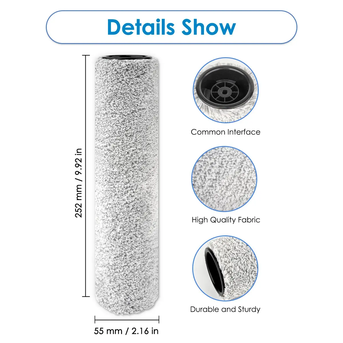 BRUVISH Vacuum Filter Replacement Kit for Tineco Floor One S9 Artist Pro & S6 | HEPA & Brush Rollers, 6 Pack - view 7