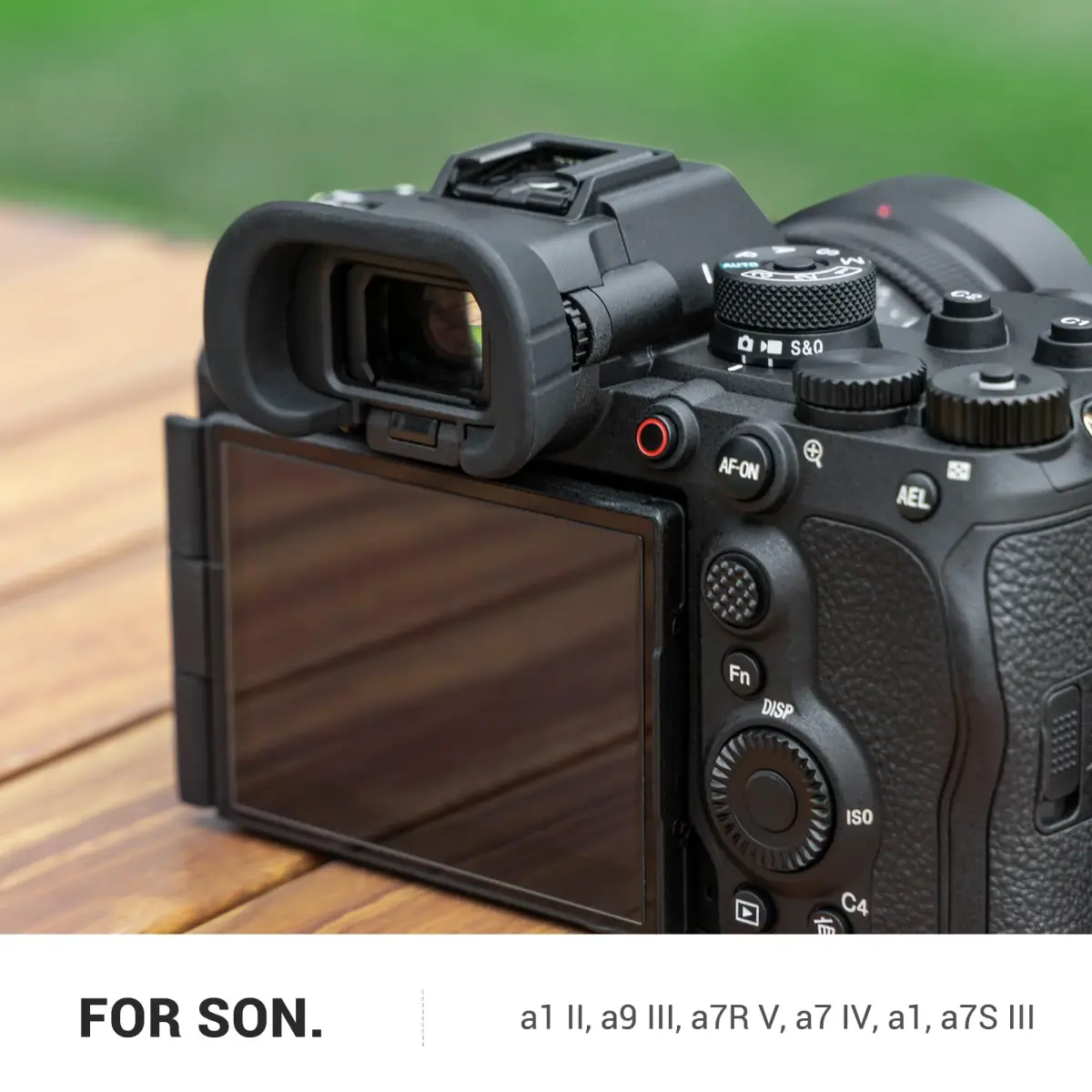 Kiorafoto FDA-EP21 Eyecup for Sony A7R VI A7RVI A7IV A7RV A1 II A9III A7S III | Blocks Stray Light for Clearer View - view 3