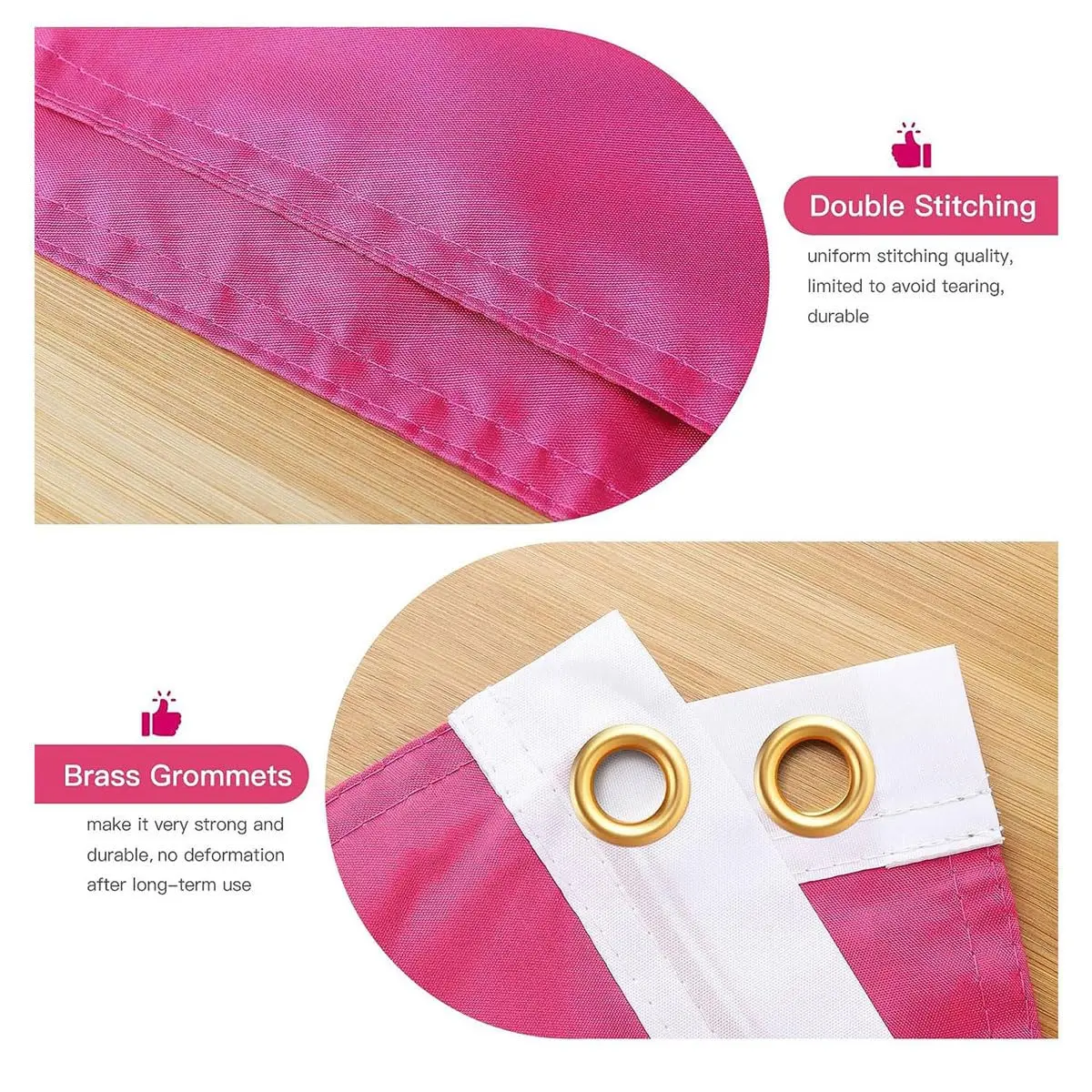 Aieted The Outsiders Pink Flag Poster 90cm x 150cm (3ft x 5ft) | Vibrant Polyester Tapestry for Fans - view 6