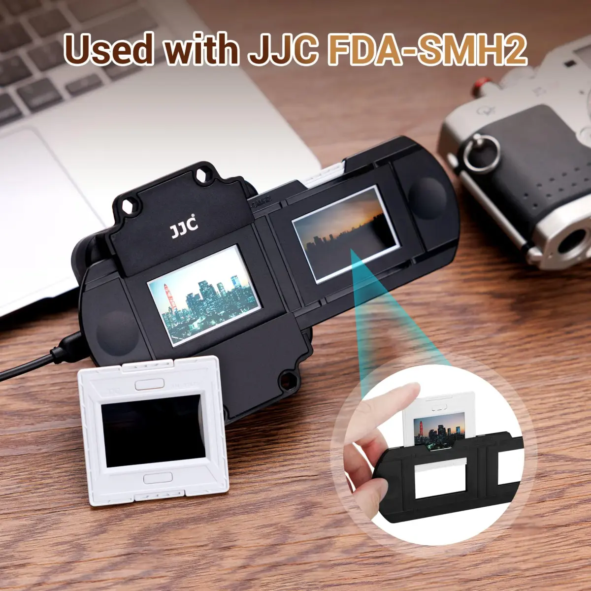 JJC 35mm Slide Film Mounts 50 Pairs (100 pcs) | Premium Scanning Accessories for Projectors & Scanners - view 5