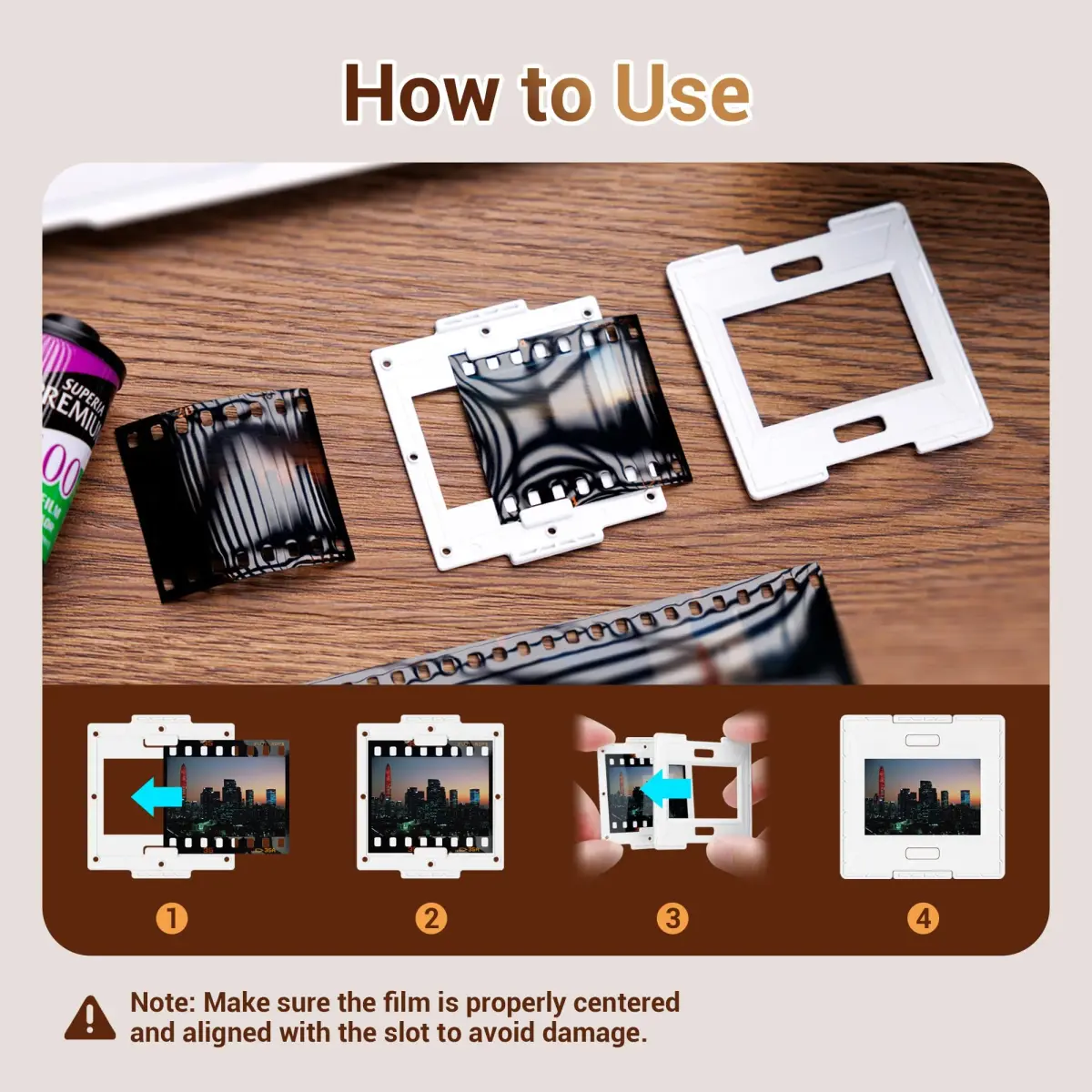 JJC 35mm Slide Film Mounts 50 Pairs (100 pcs) | Premium Scanning Accessories for Projectors & Scanners - view 6