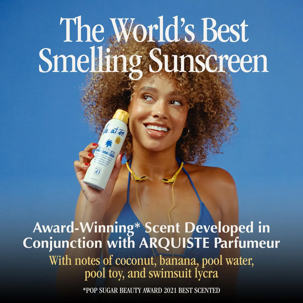 Vacation Mini Classic SPF 50 Sunscreen Spray 10.2 fl oz (300 ml) | Water Resistant 80 Min, Broad Spectrum, Octinoxate-Free - view 3