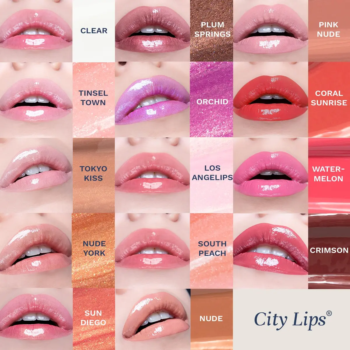City Beauty City Lips Clear Plumping Lip Gloss 0.48 Fl Oz | Hyaluronic Acid & Peptides - view 9