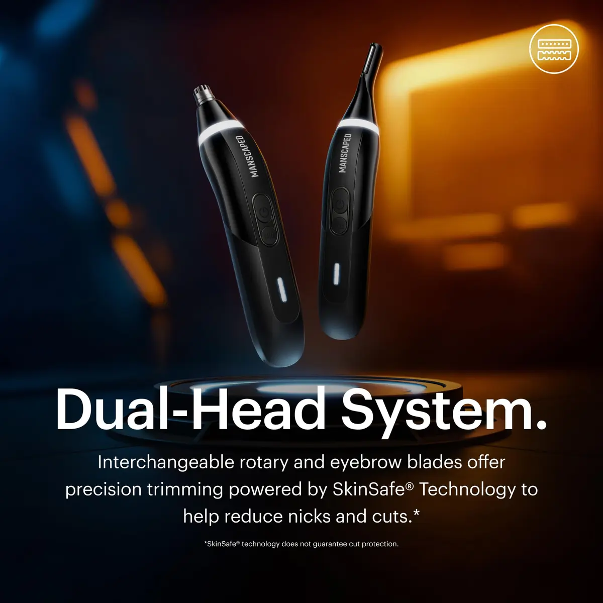 MANSCAPED Weed Whacker 3.0 PRO Electric Nose, Ear & Eyebrow Hair Trimmer | SkinSafe Technology, Waterproof, Rechargeable, 60 Min Runtime - view 6