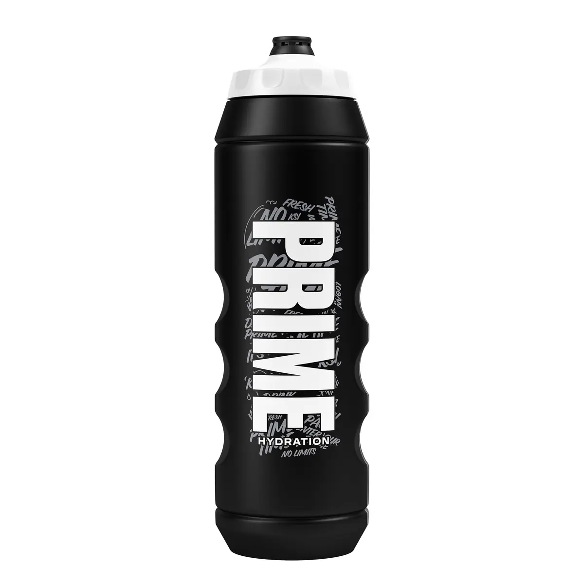 PRIME Hydration 32 oz Black Graffiti Sports Water Bottle | BPA Free, Leakproof & Dishwasher Safe - main product image