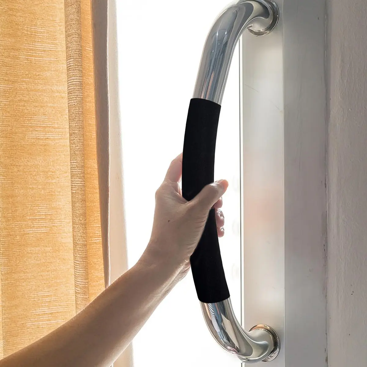 Rainmae Heat Resistant Door Handle Cover 15 x 25 cm (5.9 x 9.8 inch) | Protects Against Hot & Cold Handles - view 5