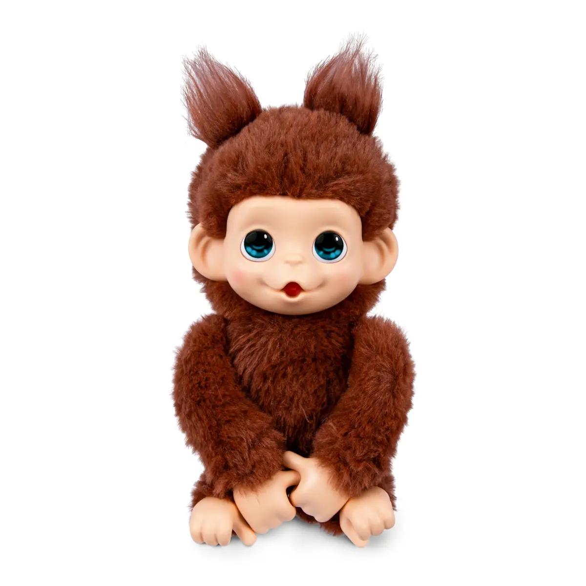 Little Live Pets Baby Monkey Minis – Chikki Cherry, Interactive Toy | 7.4 inches cuddly plush - main product image