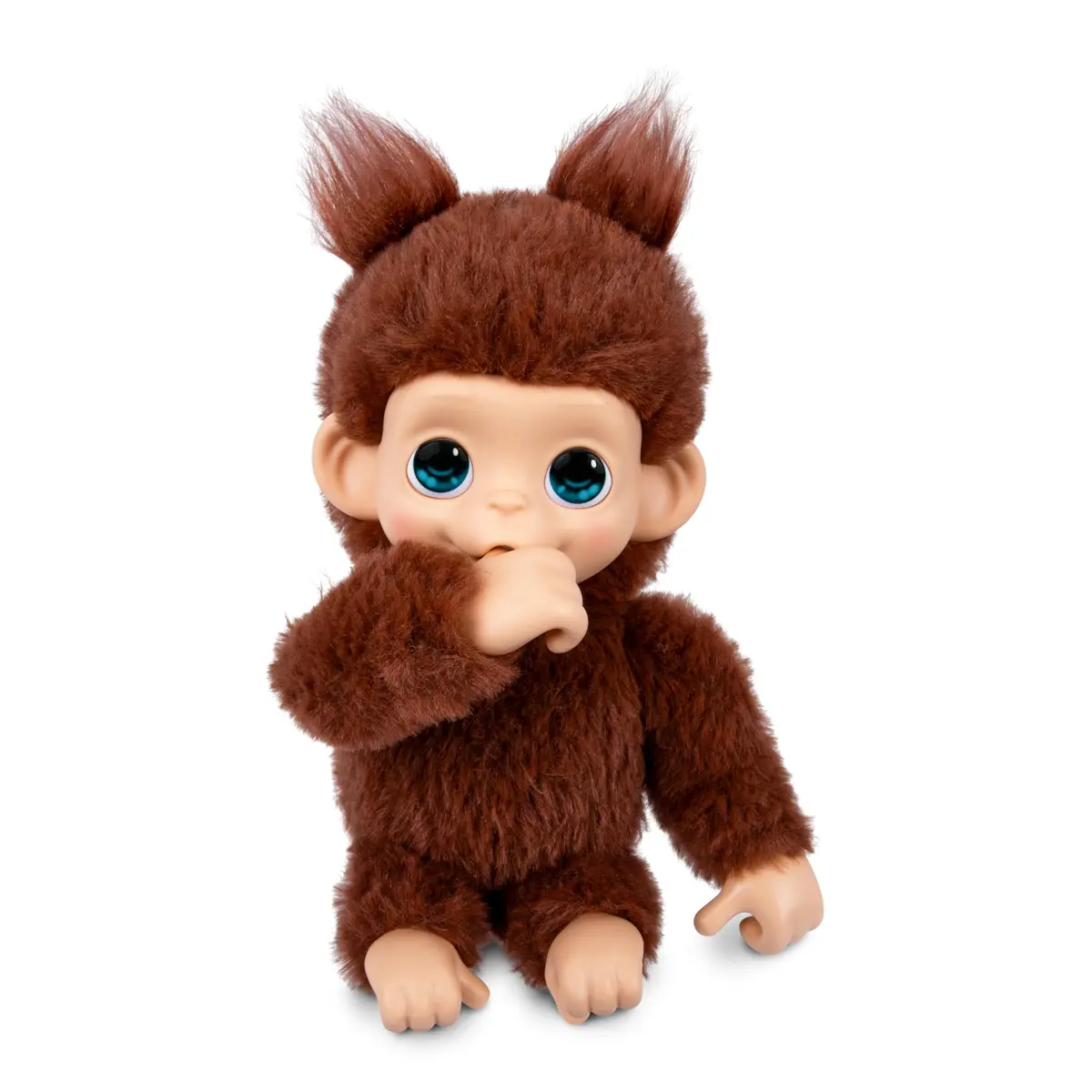 Little Live Pets Baby Monkey Minis – Chikki Cherry, Interactive Toy | 7.4 inches cuddly plush - view 6