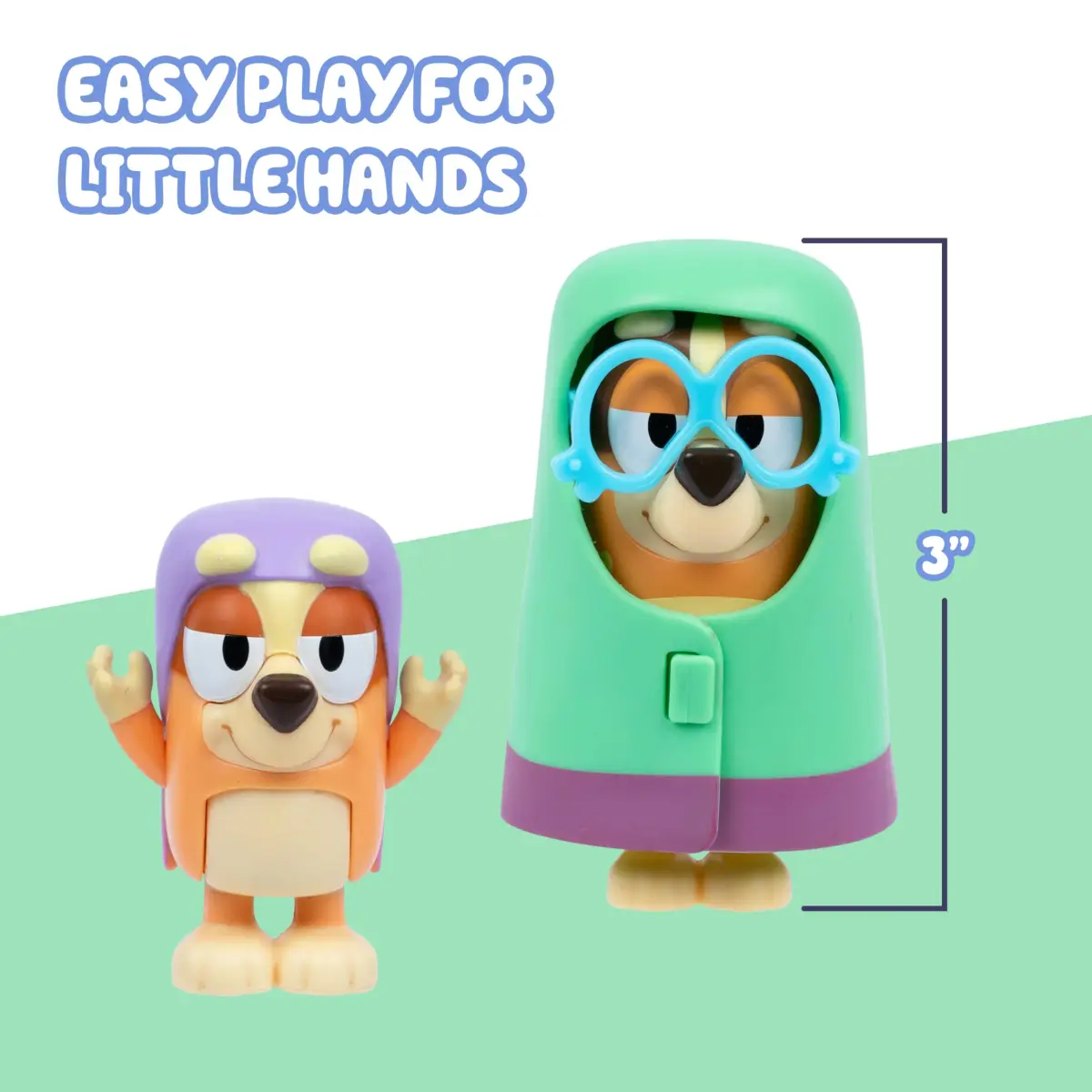 Bluey Figure 4-Pack Here Come The Grannies | Episode-Themed Toys | 6-7.6 cm (2.5-3") - view 5