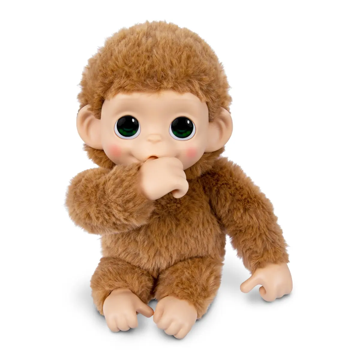 Little Live Pets Baby Monkey Minis Pepi Peach Interactive Toy 18 cm (7.4 in) | ASTM-Tested Educational Toy - view 6