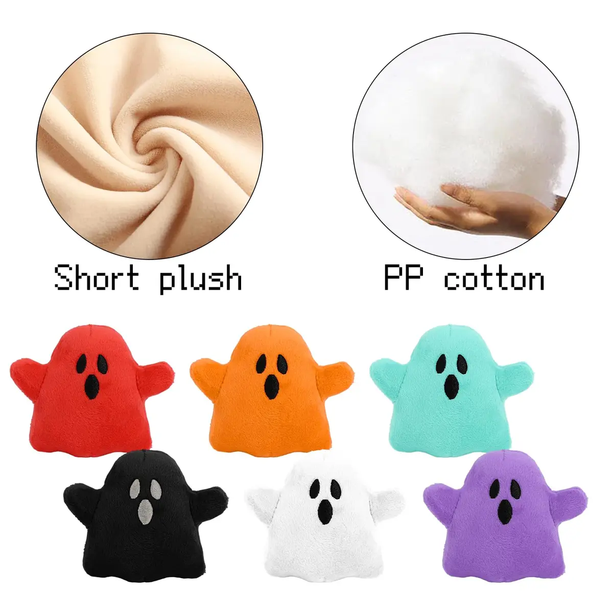 RLXGCZ 6pcs Halloween Plush Toys Set 7.62 cm (3 inches) | ASTM-Tested Non-Toxic Cotton - view 4