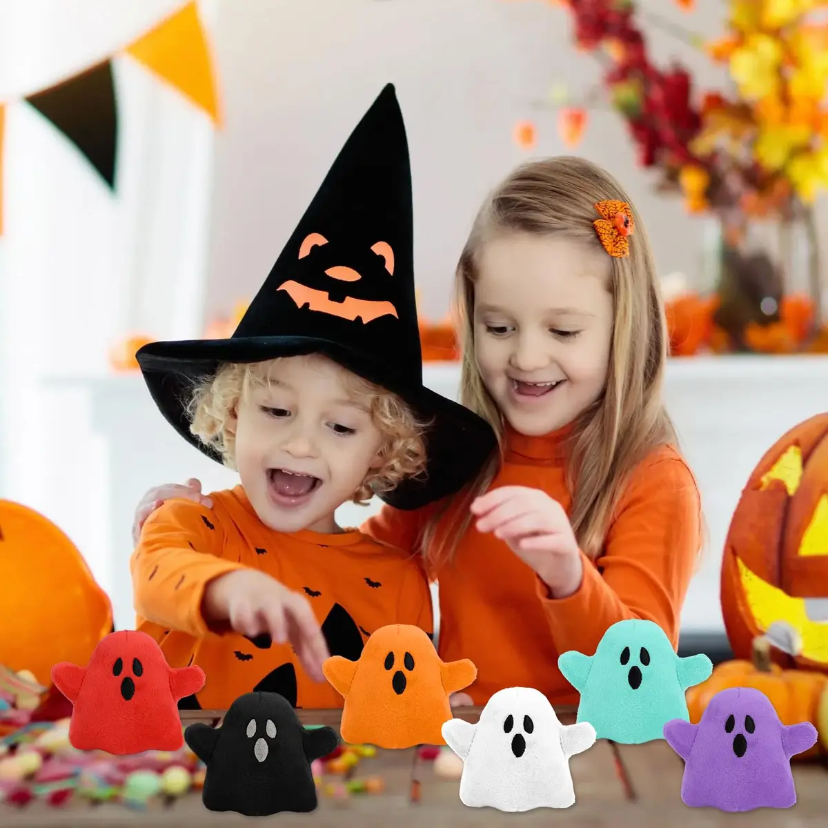 RLXGCZ 6pcs Halloween Plush Toys Set 7.62 cm (3 inches) | ASTM-Tested Non-Toxic Cotton - view 5