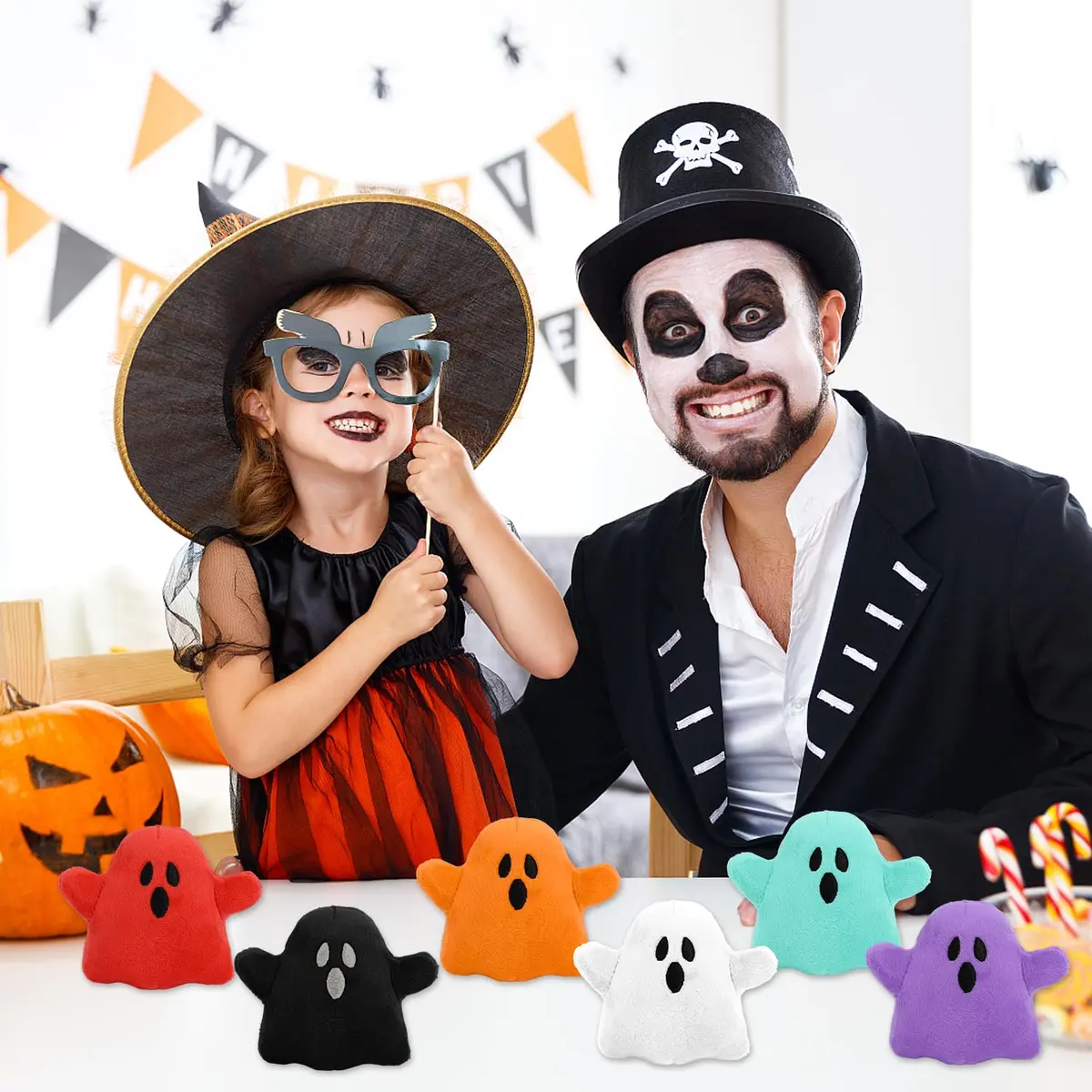 RLXGCZ 6pcs Halloween Plush Toys Set 7.62 cm (3 inches) | ASTM-Tested Non-Toxic Cotton - view 6