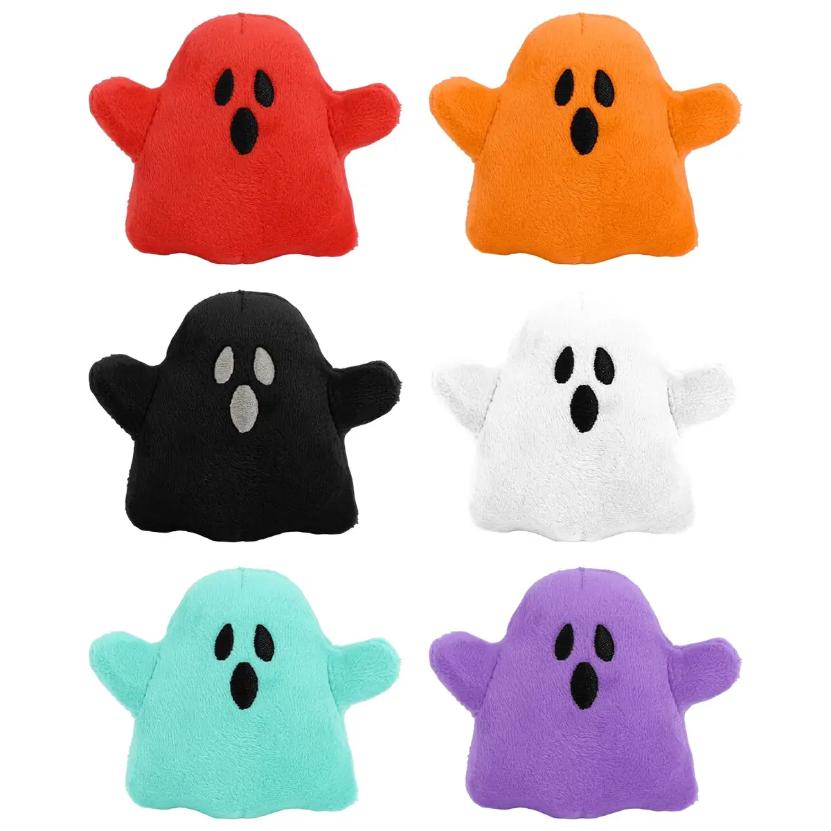RLXGCZ 6pcs Halloween Plush Toys Set 7.62 cm (3 inches) | ASTM-Tested Non-Toxic Cotton - main product image