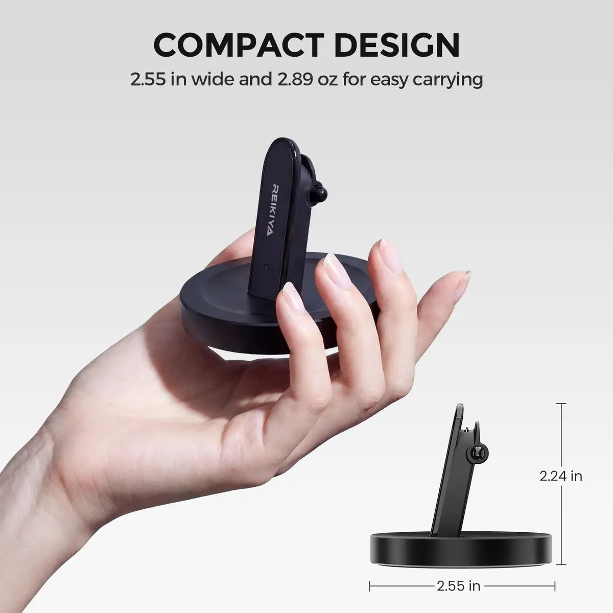 REIKIYA Charging Stand for Ray-Ban Meta Wayfarer/Headliner/Skyler Smart Glasses | 5W USB-C Dock - view 5