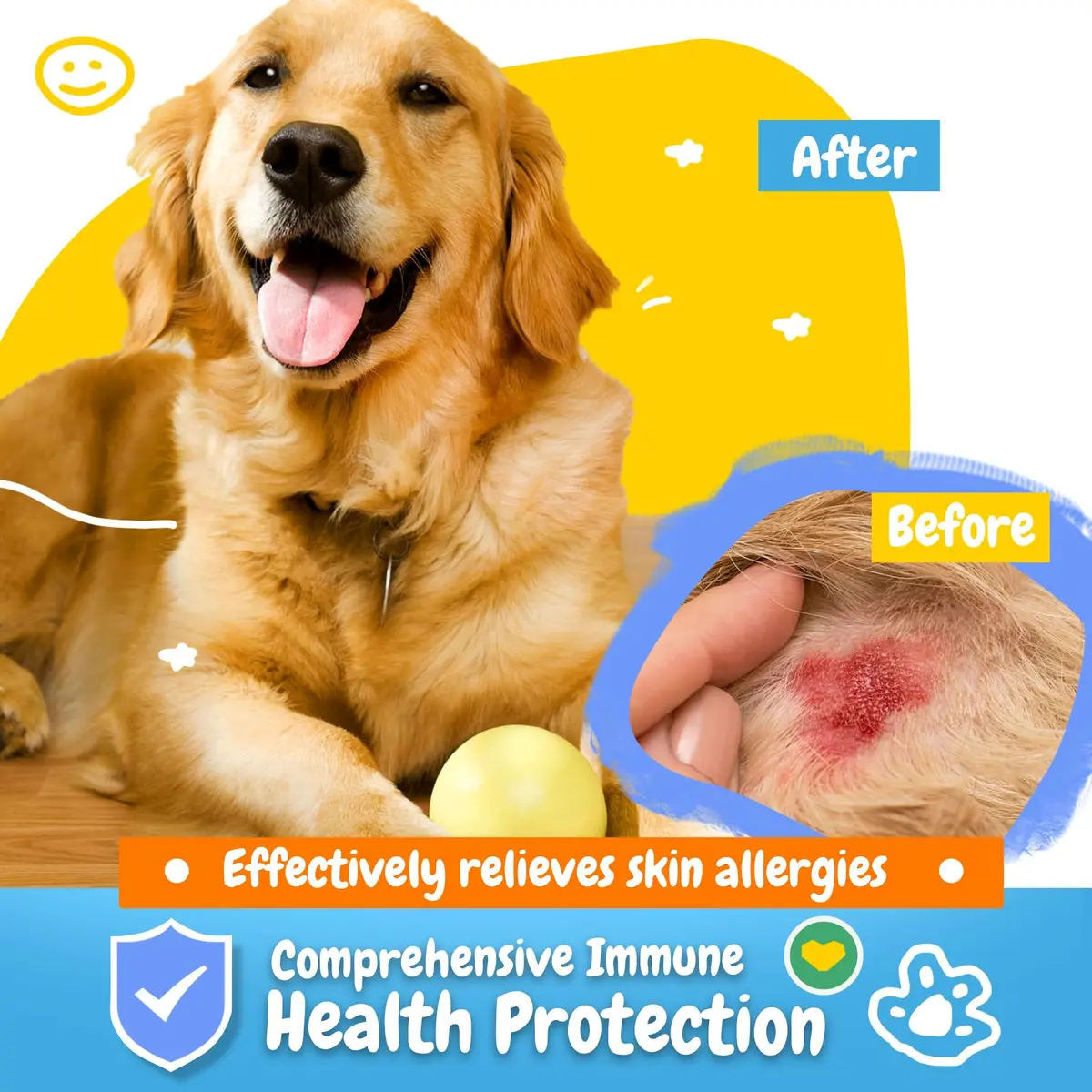 PENPEN Dog Allergy Relief Chews, 180ct | Skin & Immune Support for Dogs - view 6