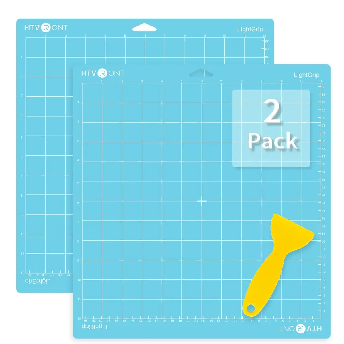 HTVRONT Self Healing Cutting Mat 12" x 18" (5-Pack) | Precision Grid for Crafts & Sewing - main product image