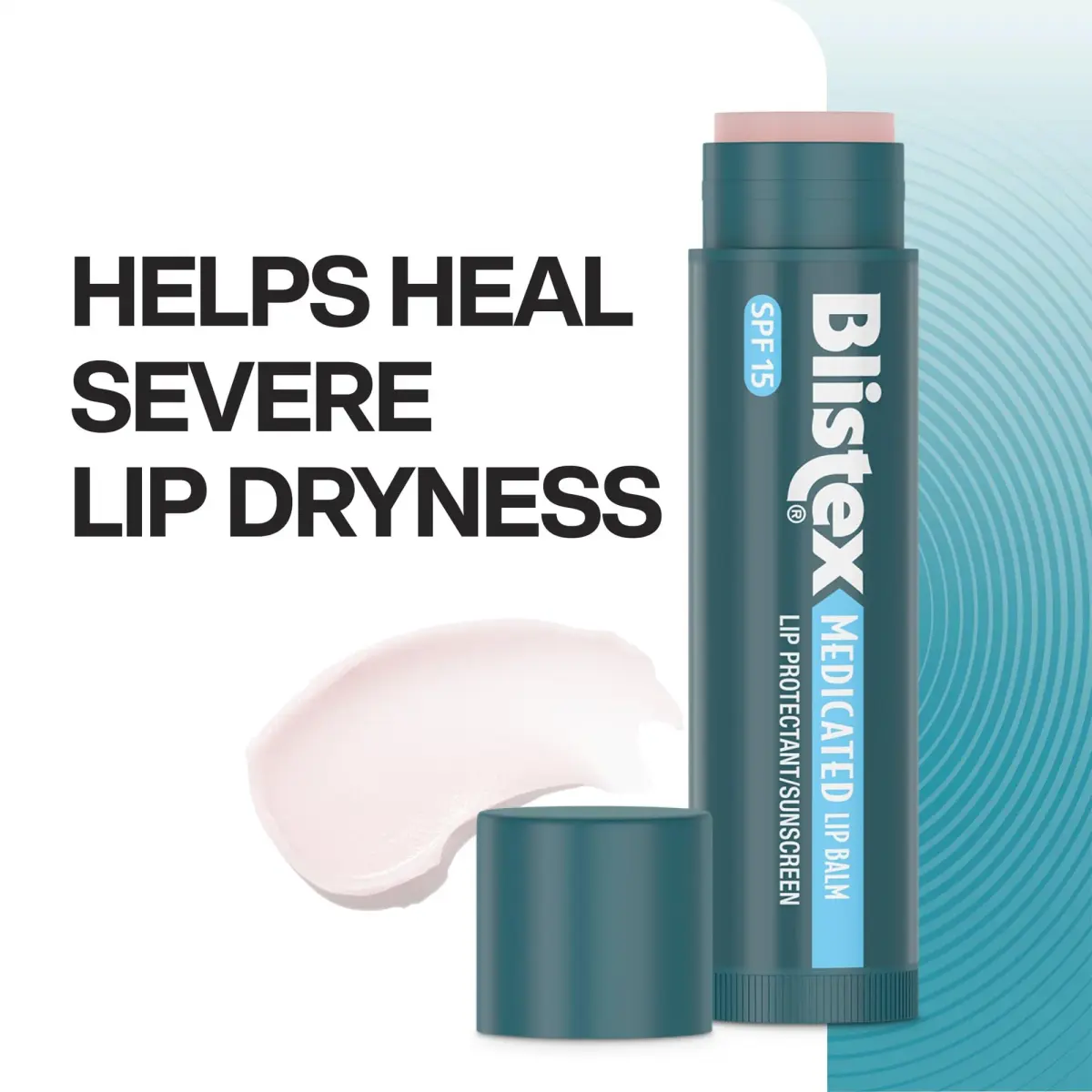 Blistex Medicated Lip Balm SPF 15, 0.15 oz Tubes | 24 Hr Moisture, Pack of 12 - view 3