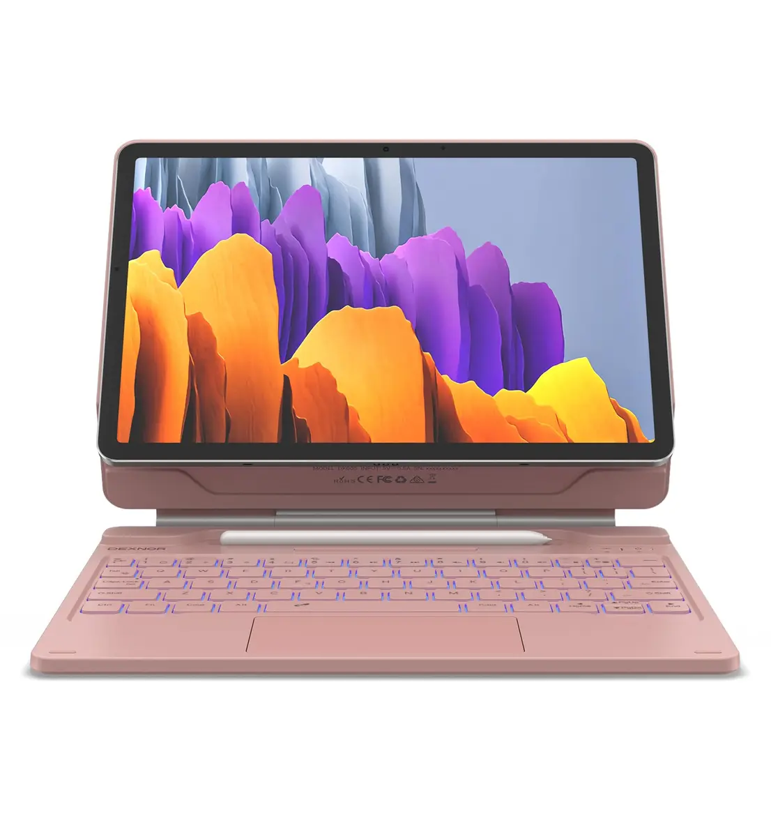 Dexnor Keyboard Case for Samsung Galaxy Tab S10 Lite/S10 FE/S9 FE 10.9"/S9 11" | Magnetic Floating Stand & Multi-Touch Trackpad - main product image