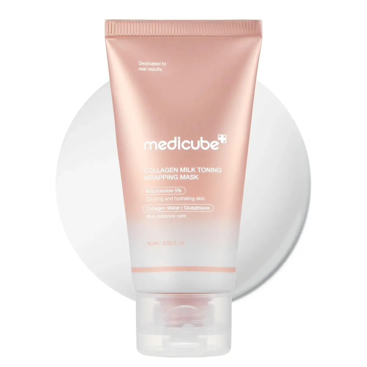 medicube Wrapping Mask Collagen Glazed Milky Glow 75ml (2.53 Fl Oz) | Triple Glow Complex for Radiant Skin - main product image