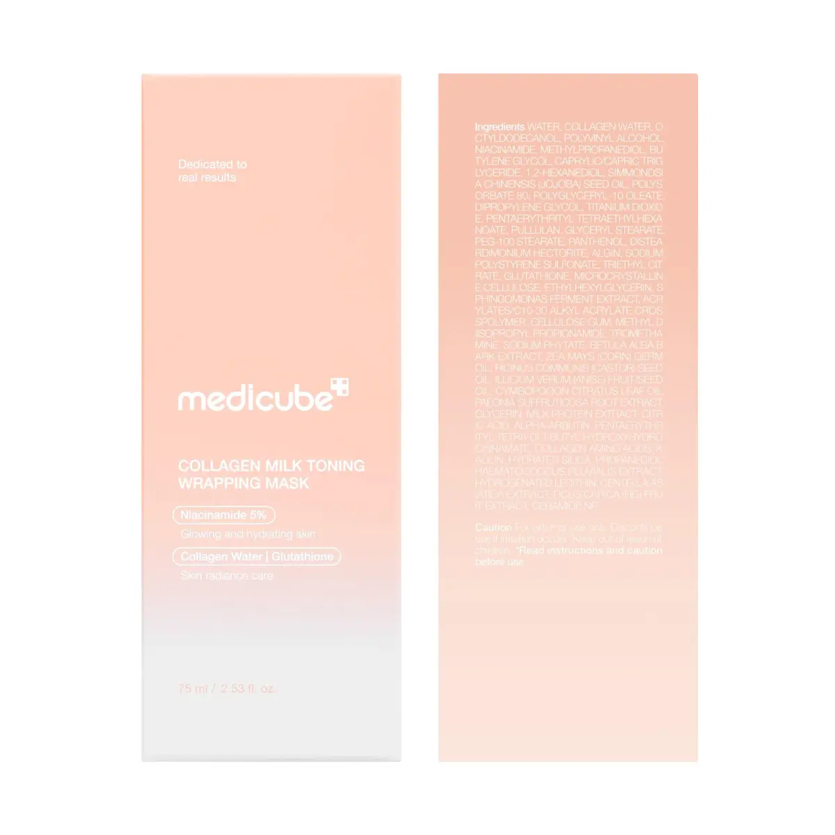 medicube Wrapping Mask Collagen Glazed Milky Glow 75ml (2.53 Fl Oz) | Triple Glow Complex for Radiant Skin - view 9