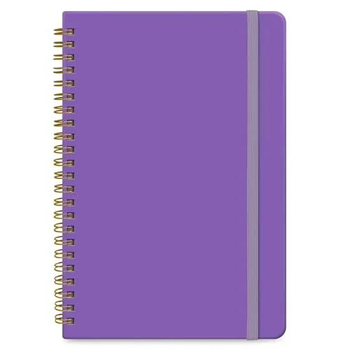 Taja Lined Spiral Journal Notebook A5 (5.7" x 7.9") | College Ruled Hardcover Notebook for Work & Note Taking - main product image
