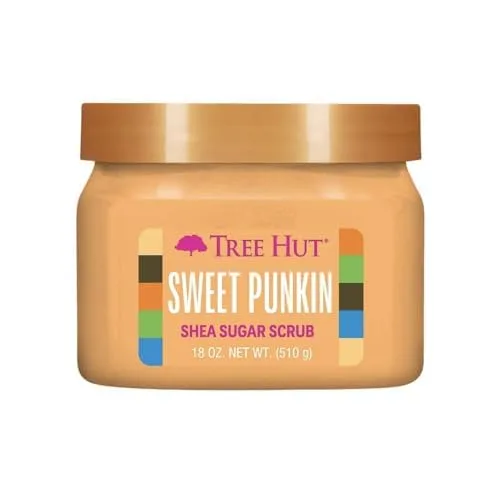 Tree Hut Sweet Punkin Shea Sugar Scrub 18 fl oz | Autumn Harvest Body Treatment - main product image