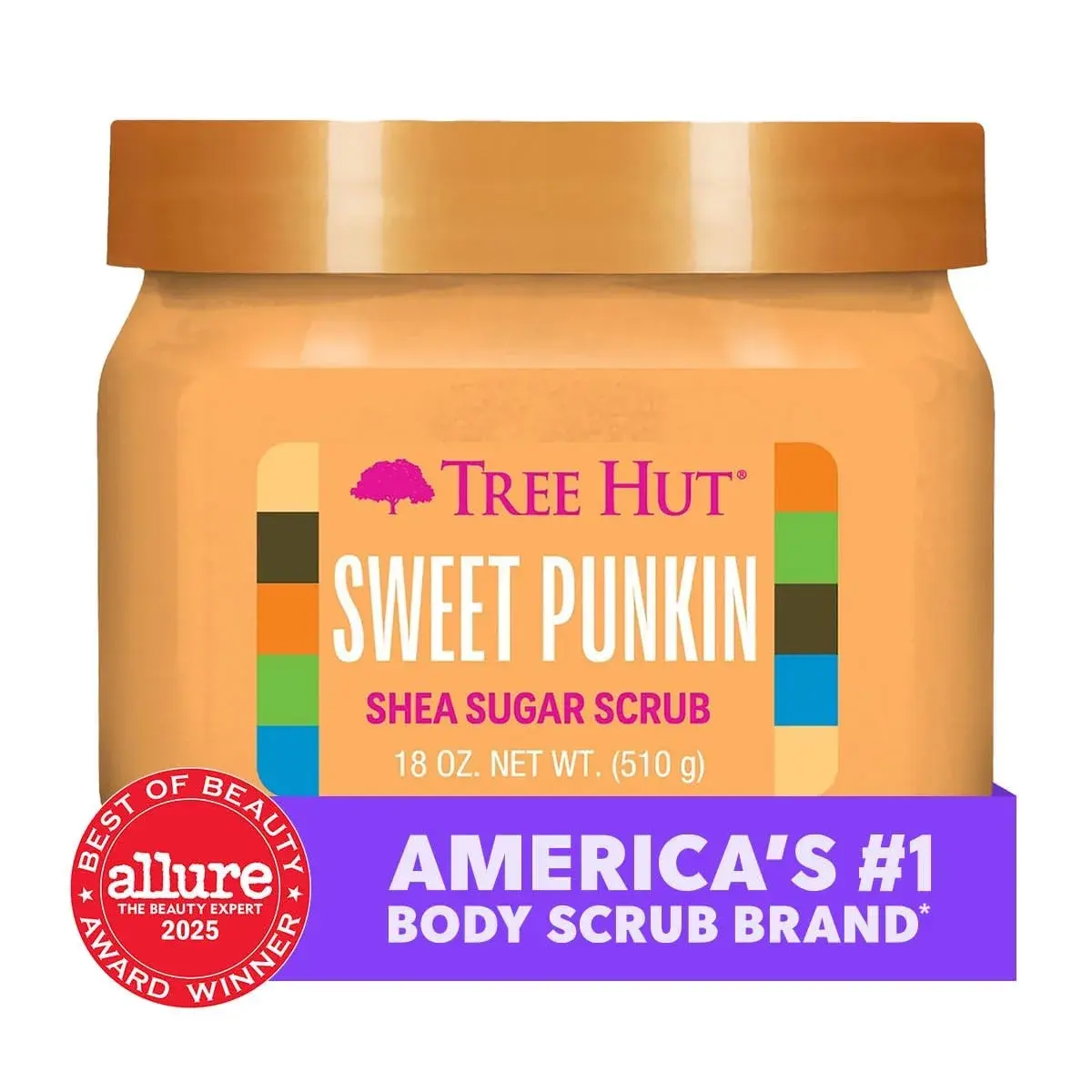 Tree Hut Sweet Punkin Shea Sugar Scrub 530ml (18 fl oz) | Autumn Harvest Body Treatment - view 4