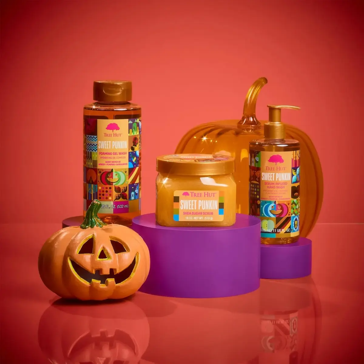 Tree Hut Sweet Punkin Shea Sugar Scrub 530ml (18 fl oz) | Autumn Harvest Body Treatment - view 8