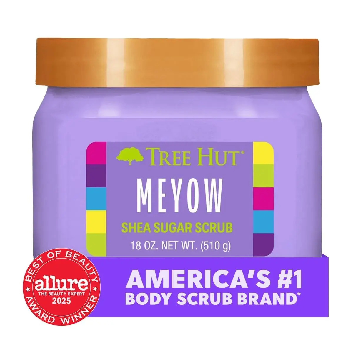 Tree Hut Meyow Shea Sugar Scrub 530ml (18 fl oz) | Berry Patch Body Treatment - view 5