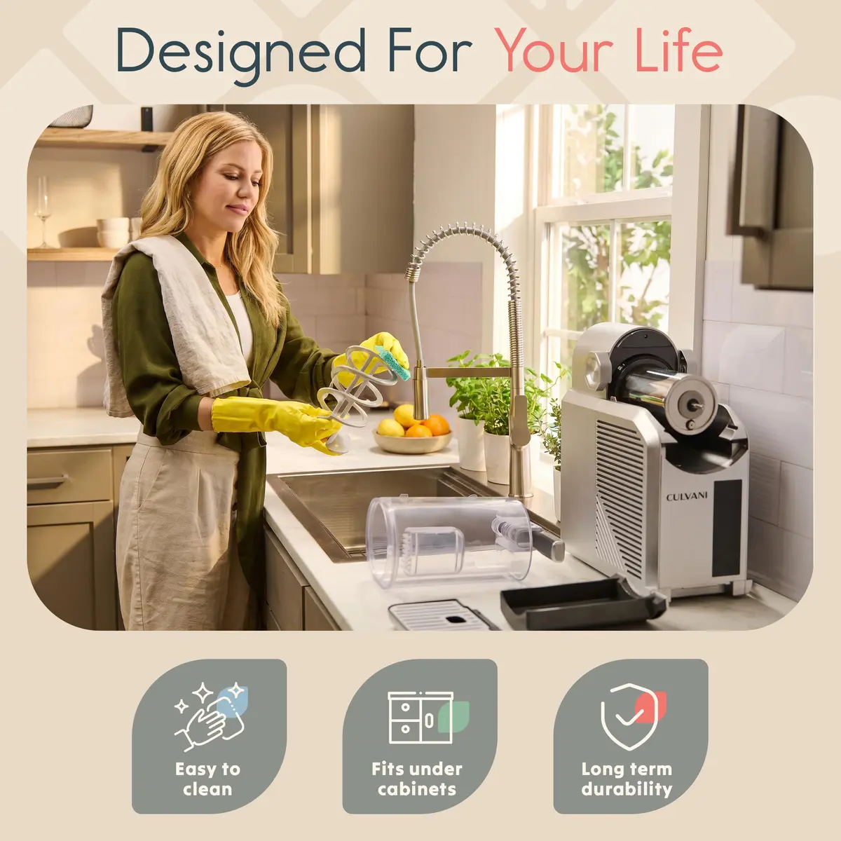 Culvani Chillux Slushie Machine for Home | Self-Cleaning, 6 Preset Modes, 68oz Capacity - view 9