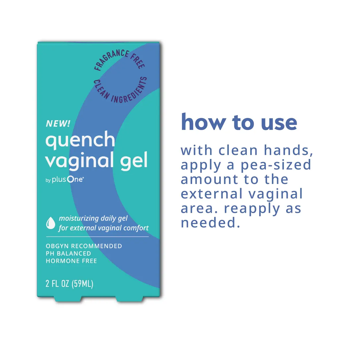plusOne Vaginal Moisturizer Gel 2 Fl Oz | Hyaluronic Acid & Botanical Relief for Sensitive Skin - view 5