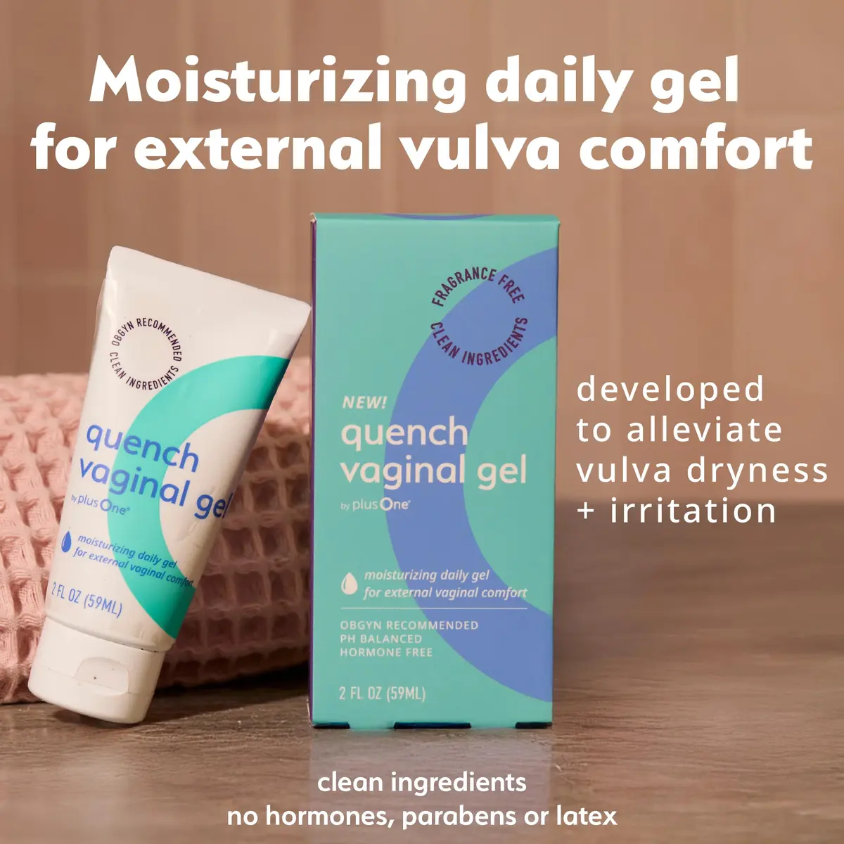 plusOne Vaginal Moisturizer Gel 2 Fl Oz | Hyaluronic Acid & Botanical Relief for Sensitive Skin - view 2