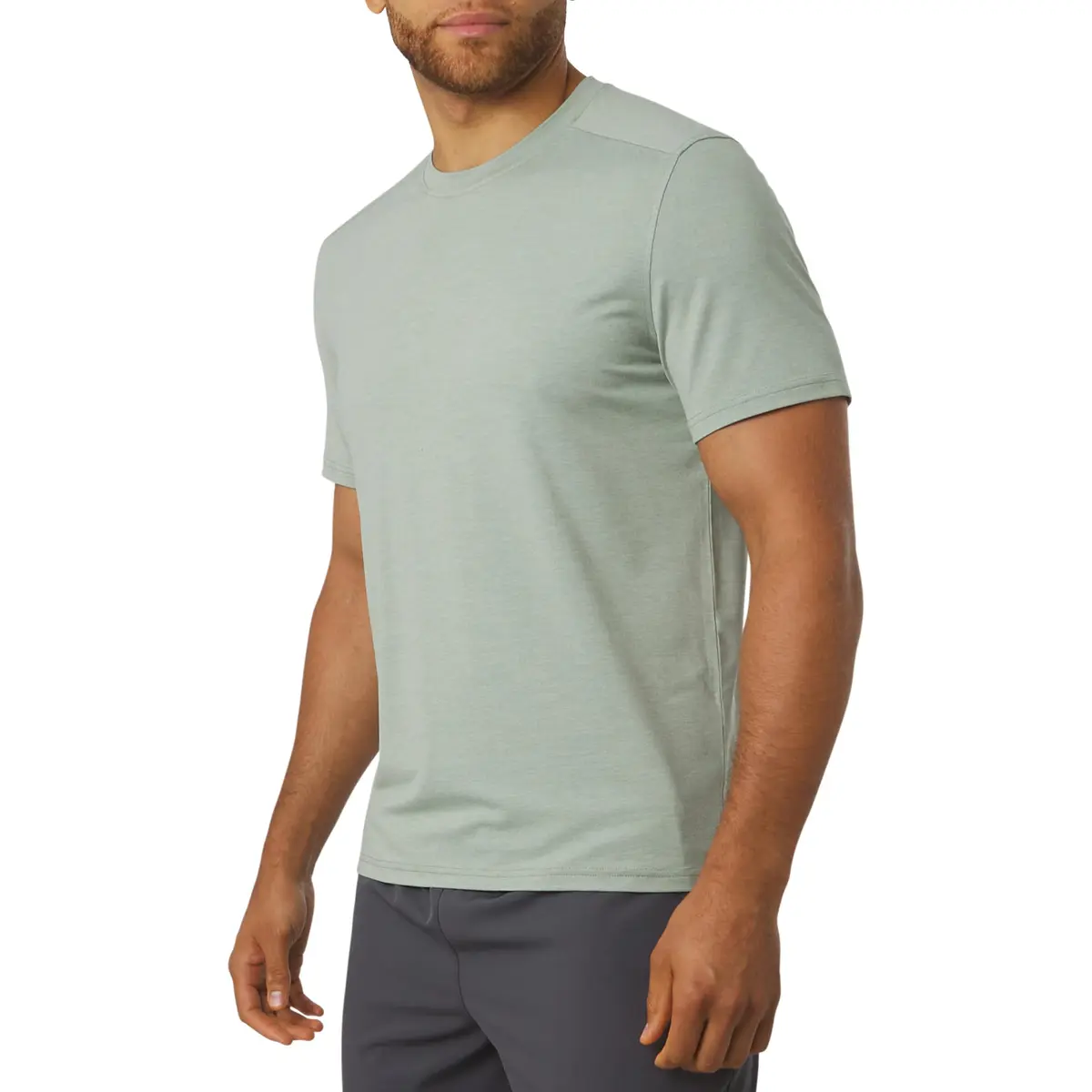 Motion Men's Slim Fit Tee Active Performance Super Soft Stretchable T-Shirt, Dusty Palm, Large - main product image