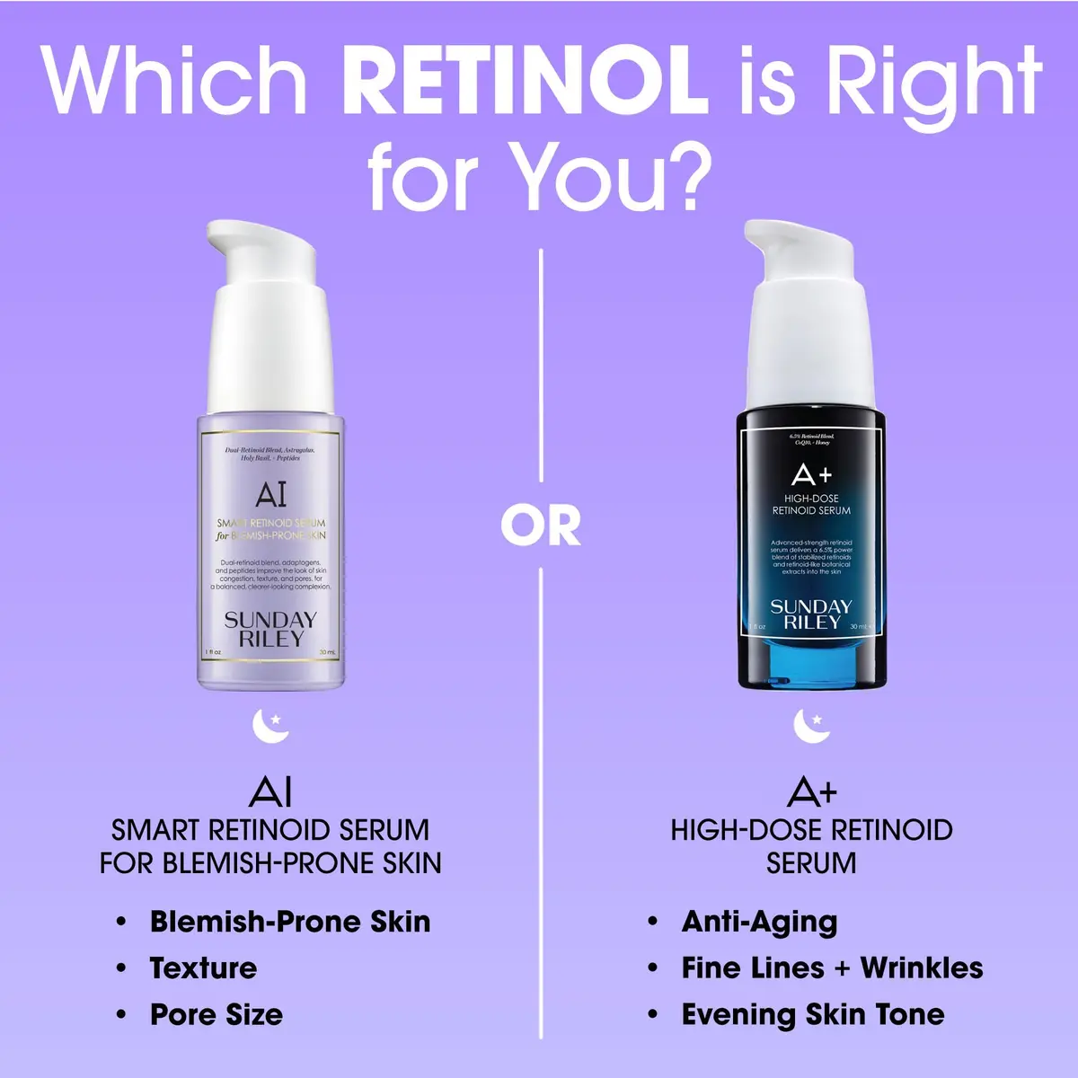 Sunday Riley A.I. Adaptive Retinoid Serum 1 Fl Oz | Supports Clear, Resilient Skin - view 2