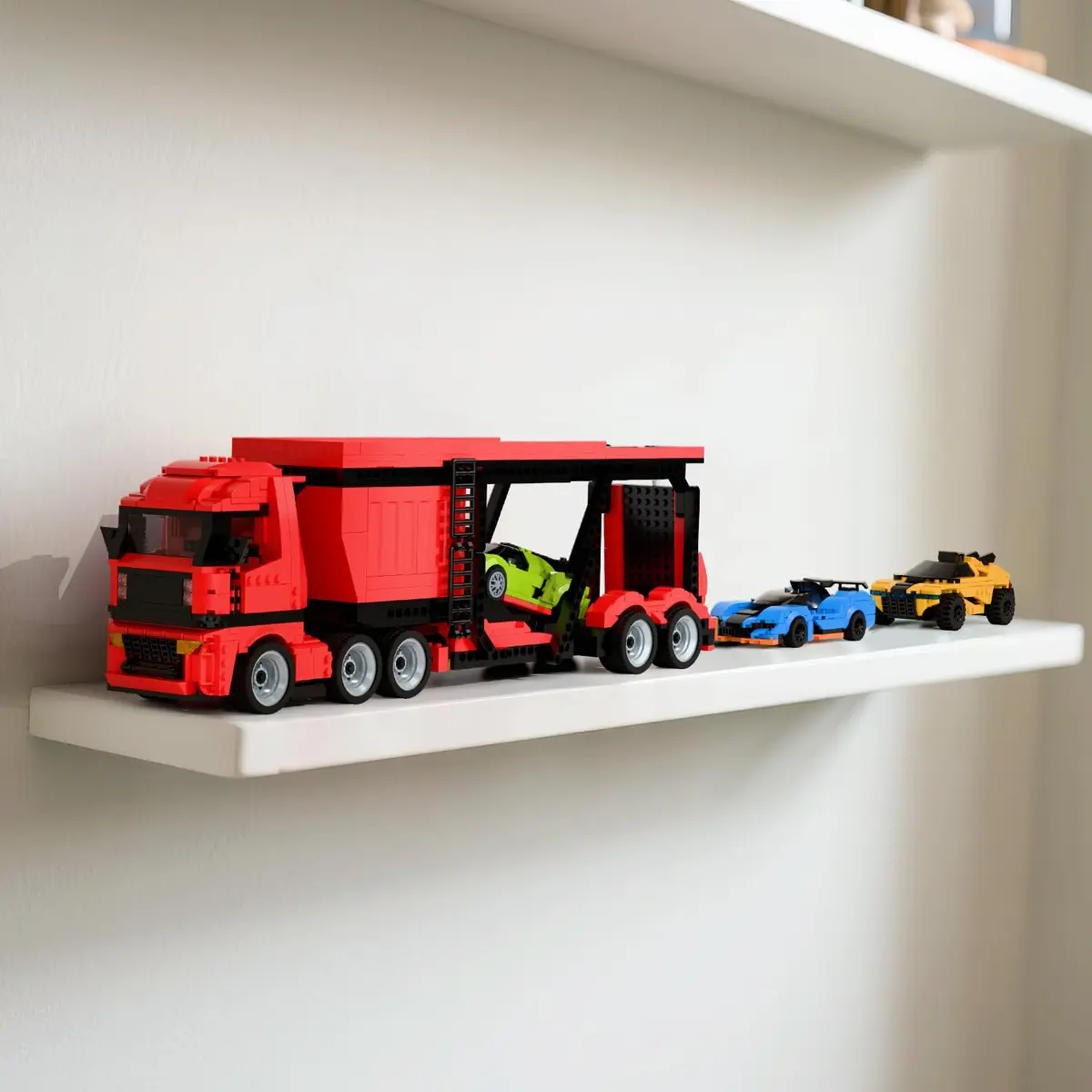 TG BLOCKS Micro Brick Car Transporter with 3 Sports Cars Building Set | 1736 PCS | Educational STEM Toy for Kids 3-12 - view 5