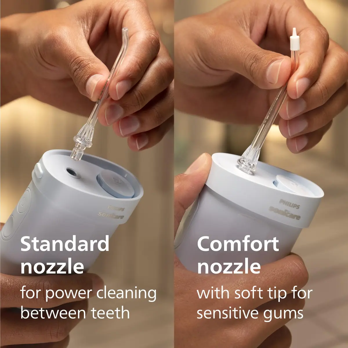 Philips Sonicare Compact Flosser 1000 200ml | Portable Water Flosser with 3 Modes - view 7