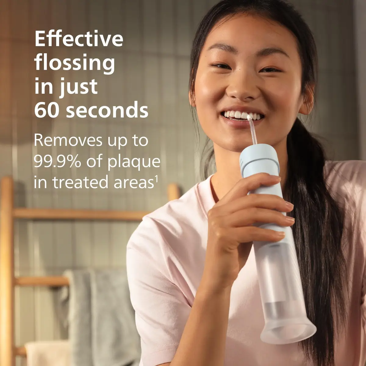 Philips Sonicare Compact Flosser 1000 200ml | Portable Water Flosser with 3 Modes - view 2