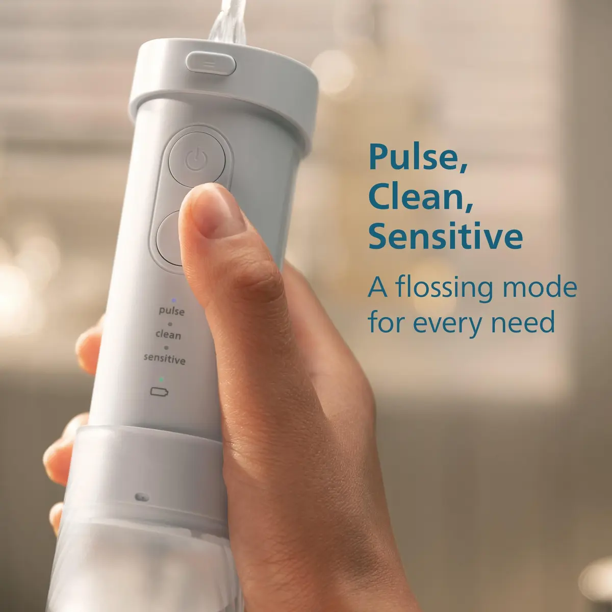 Philips Sonicare Compact Flosser 1000 200ml | Portable Water Flosser with 3 Modes - view 4
