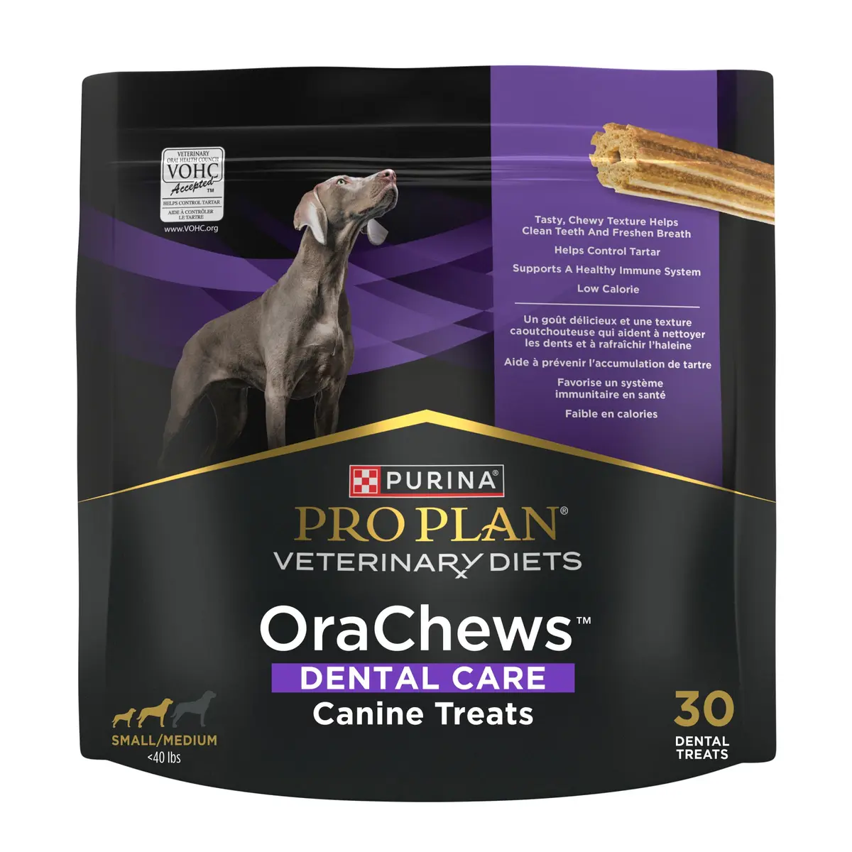 Pro Plan Veterinary Diets Purina Pro Plan Vet OraChews Small Breed Dental Chews 1.33 lb | Tartar Control & Fresh Breath - main product image